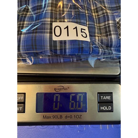 Plains Western Wear Blue Plaid Pearl Snap Shirt Men’s M  Cowboy Rodeo Y2K - Picture 7 of 7